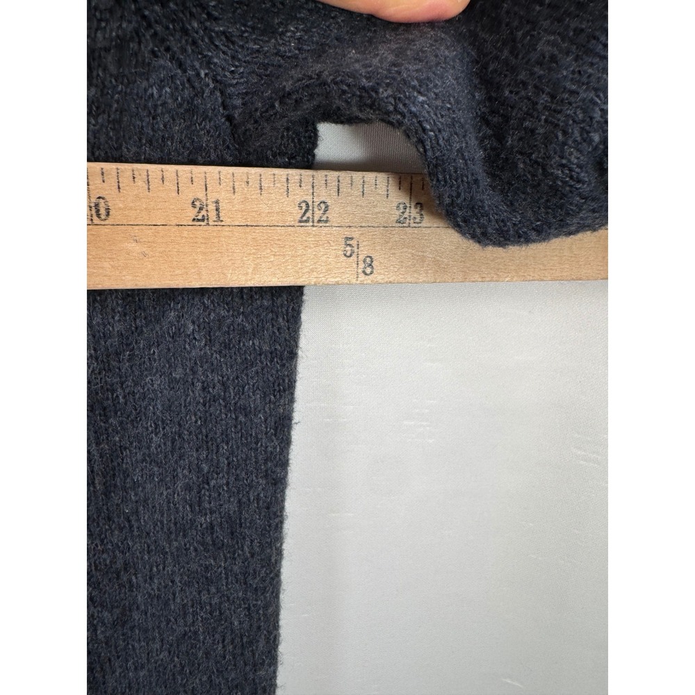 Abercrombie & Fitch Cardigan sz XXL Blue Shawl Collar preppy money fisherman - Picture 4 of 6